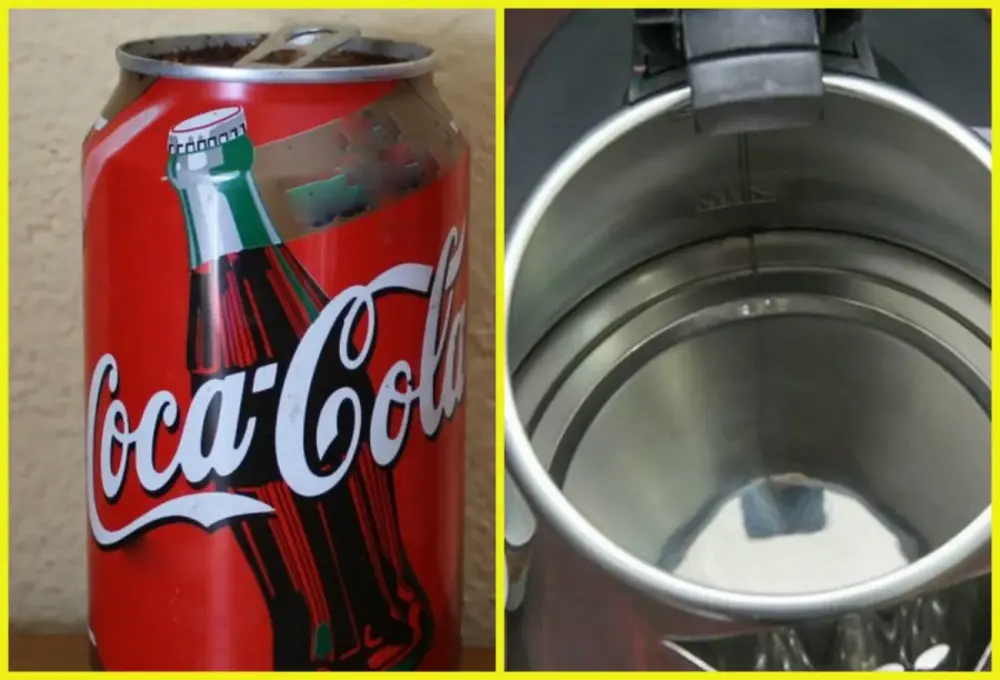 Coca cola có thể là một cách vệ sinh cặn canxi ấm siêu tốc hiệu quả nhờ thành phần axit của nó