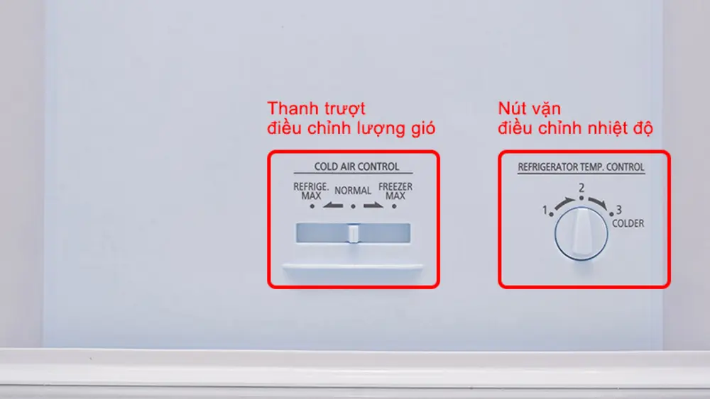 Tủ lạnh cần được điều chỉnh nhiệt độ phù hợp để tránh thực phẩm hỏng sinh mùi
