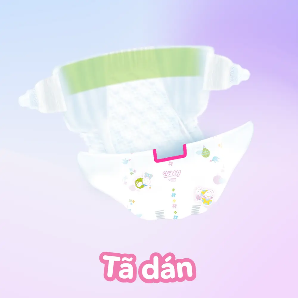 Hình ảnh tã dán sơ sinh Bobby