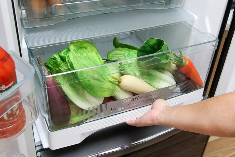 Đặt rau đúng ngăn, rau lâu héo, ít hao