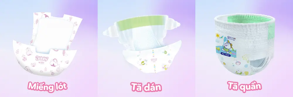 Tã dán và tã quần