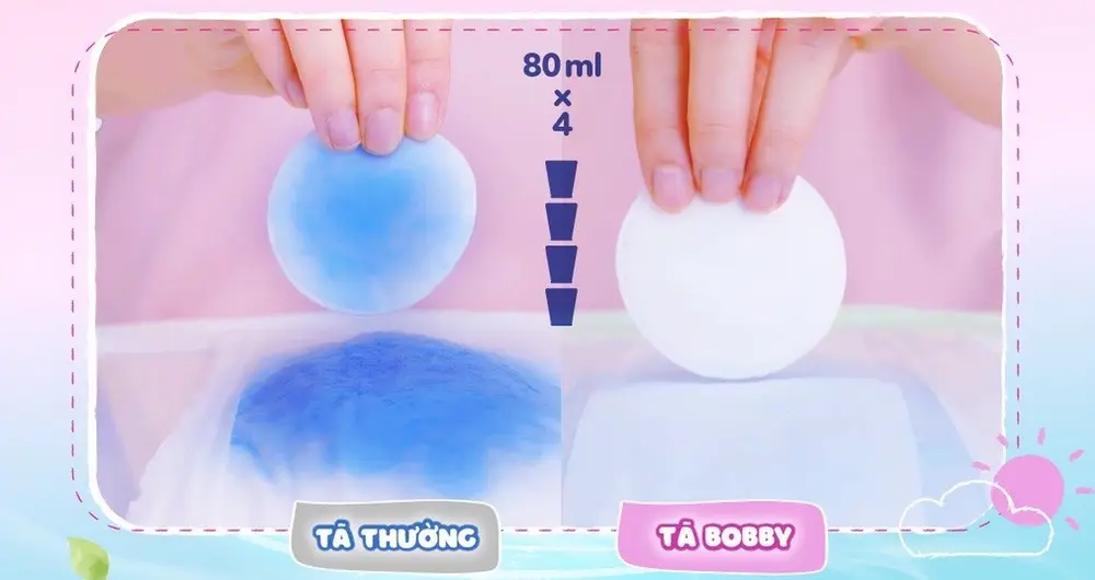 Tã quần cho bé lớn cần đảm bảo khả năng thấm hút vượt trội