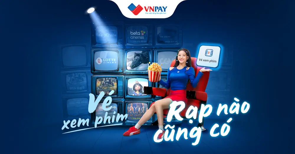 Giải pháp của ứng dụng VNPAY tập trung nhiều hệ thống rạp lớn, giúp người dùng mua vé nhanh chóng trên duy nhất một nền tảng.
