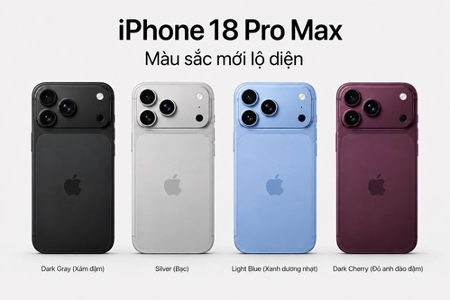 Màu sắc dự kiến trên iPhone 18 Series có gì mới? Cập nhật từ phone-18.com